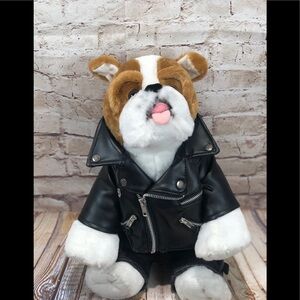 Build‎ a bear boxer Harley D jacket and jeans